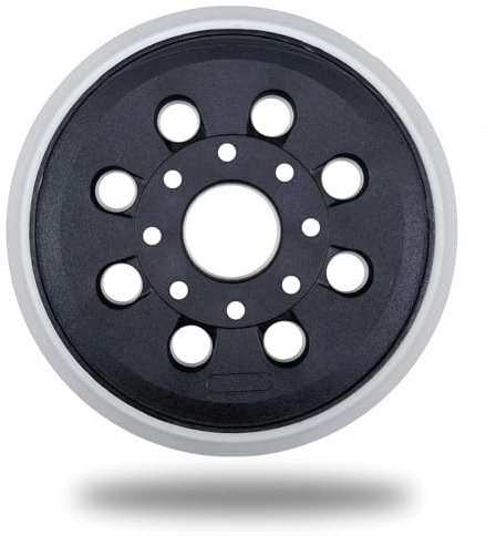 125mm Schleifteller passend für Bosch PEX 300/400 AE Exzenterschleifer von Poweka - weiß