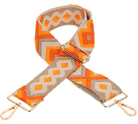 Amosfun Handtaschengurt Im Ethno-Stil Verstellbarer Schultergurt DIY-taschengurt Dekorativer Gürtel Für Handtaschen Passend