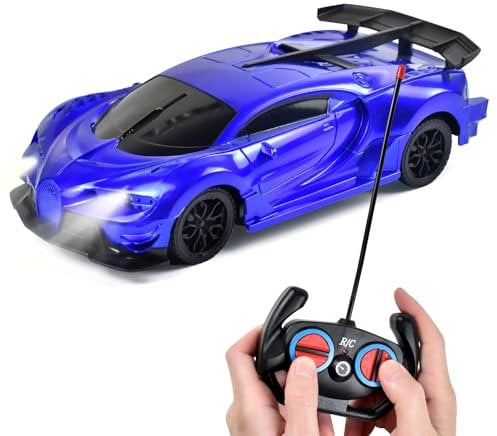 Tuko Remote Control Car Toys for 3+ Years old Boy and Girl Gift (Blue)