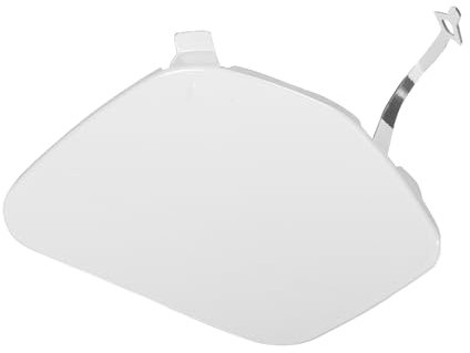 QUARKZMAN Copri Gancio Traino Copertura Foro Occhiello Gancio di Traino Anteriore Destro per BMW X1, Plastica Bianco