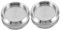Housoutil 2 Pièces Poignée De Porte En Verre Poignée De Porte Coupe-feu Remplacement De Bouton De Porte Poignée De Porte De En Verre Mettre La Table Acier Inoxydable Meubles