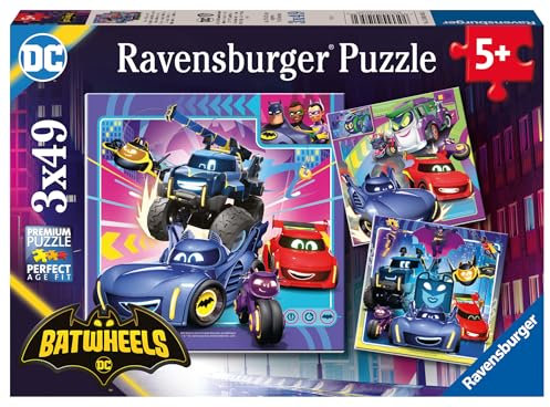 Ravensburger Batman Batwheels Jigsaw Puzzle for Kids Age 3 Years Up - 35 Pieces-Educational Toddler Toys and Games