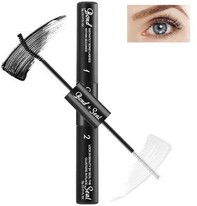 Lash Bond and Seal,Cluster Lash Glue & Seal Waterproof Cluster Lash Glue,for DIY Eyelash Extensions Adhesive Strong Hold 48-72 Hours Waterproof