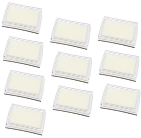 STOBOK Stempelkissen für Klassenzimmer-stempel Blanko Fingerabdruck-stempelkissen Auswaschbare Tinte für Schul- und Heimprojekte 10 Stück