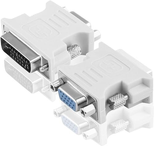 norrberg DVI-I 24+5 Pin DVI Macho a VGA Hembra Adaptador Convertidor de Vídeo Cabezal para PC Portátil
