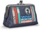 Yoshi Jane Austen Bookworm Navy Leder Triple Frame Geldbörse Geldbörsen für Frauen Münzbörse RFID Geldbörsen für Frauen Damen Geldbörsen Damen Geldbörse Geschenke für Frauen, navy, Einheitsgröße,