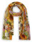 CODELLO Damen Peanuts™ Schal aus Organic Cotton mit Fashion Flowers und Schrift-Print