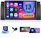 [2G+64G] Hikity Autoradio Navi Für BMW E39 1999-2005 Android 15 Wireless Carplay 9 Zoll Bildschirm Radio mit Android Auto GPS WiFi Rückfahrkamera FM RDS DSP SWC Bluetooth MIC