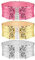 KALIONE 3 Stück elastische Pailletten-Gürtel für Damen, breiter Taillengürtel für Damen, Glitzer, Gürtel, Taillenbund, Cinch-Gürtel, Cheerleader, Stretch-Taillengürtel für Damen, Mädchen, 70er-,