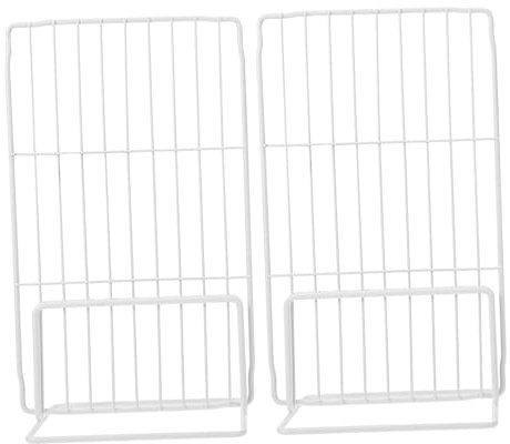 MOLUCKFU 2pezzi Divisori per Congelatore Separatore per Frigorifero Organizer per Mensole Rete per Scaffali per Organizzazione Frigorifero E Congelatore Facile da Installare E Durevole