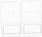 MOLUCKFU 2pezzi Divisori per Congelatore Separatore per Frigorifero Organizer per Mensole Rete per Scaffali per Organizzazione Frigorifero E Congelatore Facile da Installare E Durevole