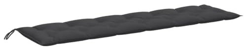 vidaXL Gartenbank-Auflage Melange Anthrazit 200x50x7 cm Stoff