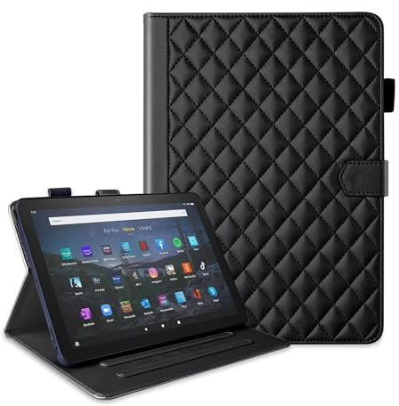 Beajew Hülle für Apple iPad Air (2020) Schutzhülle Premium Ledertasche,Multi-Winkel Ständer,PU Leder Folio Case Stoßfest mit Apple iPad Air (2020)-Schwarz