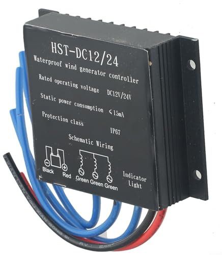 Zoegneer DC 12V / 24V 1000W Windturbine Batterie Laderegler Batterie Ersatzteile für Windturbine