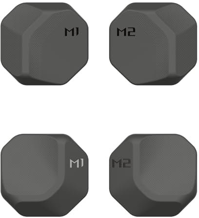 Skull & Co. Back Button Enhancement Set for ROG Ally X, Improvement Button Protection Kit for ROG Ally X - Black, 4pcs