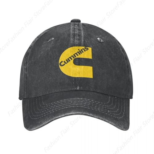 EIILHUED Gasbetriebener Motor Cummins Baseballmützen Vintage Distressed Baumwolle Snapback Cap Unisex Outdoor Workouts Geschenk Hüte Kappe