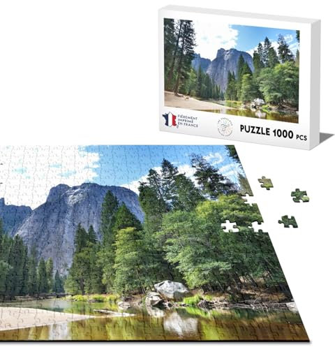 Klassisches Puzzle 1000 Teile Yosemite UNESCO Weltkulturerbe USA Berge