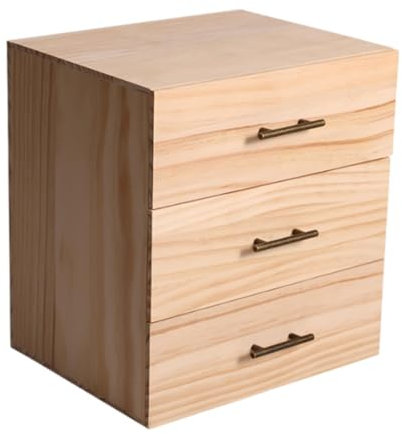 predolo Ätherische Ölbox, Präsentationsregal für ätherische Öle, 3 Etagen, Nagellackbehälter für Zuhause, Regal für ätherische Öle, Öl-Organizer aus Holz