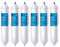 BCHGTRDR Refrigerator Water Filter Accessories, Compatible For GE,GXRTQR, Compatible For Samsung, HAFEX EXP, DA29-10105J, Compatible For Whirlpool, WHKF-IMTO, Water Filter Replacement Parts(6pcs)