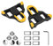 SM-SH11 SPD Plattensatz, Calas Carretera para Compatible Shimano SPD-SL Calas Pedales, Tacos para Bicicleta Montaña para Carreras de Bicicletas (Amarillo)