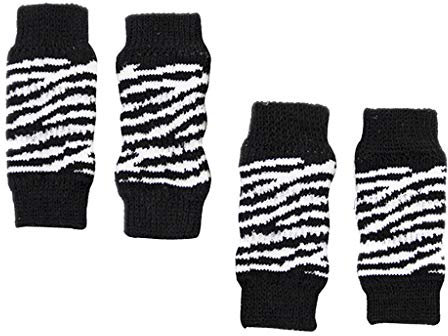 Beinstulpen für Hunde, Beinstulpen, Beinstulpen, Beinbandagen, 4 Stück, Schwarz, Größe M