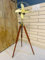 Pedestal Floor Fan Retro Modern Standing Fan Home & Living Room Decor Designer For Bedroom Handmade Nautical Wood Stand Elegant Summer Floor Fan – Unique Home Accent & Gift