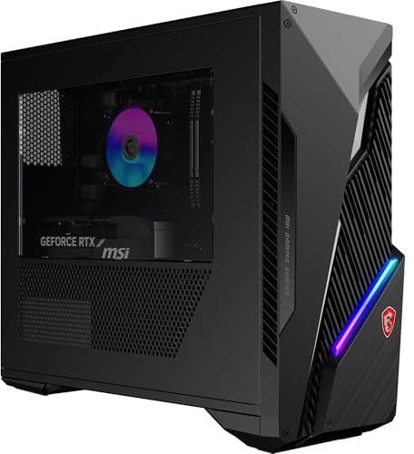 MSI MAG Infinite S3 14NVL7-2861EU PC para juegos, 16 GB DDR5 RAM, procesador Intel Core i7-14700F, GPU RTX 5060 8GB, SSD 1 TB, fuente de alimentación 80+ bronce, Wi-Fi 6E, disipación de calor, Windows