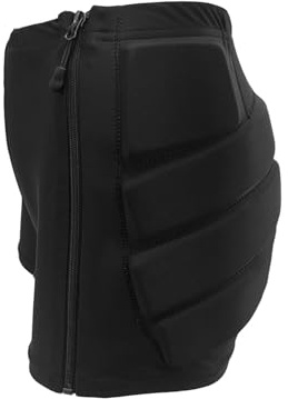Pegciuho Kinder Hüftschutzpolster Shorts, Gepolsterte Shorts, Snowboard Schutz, Hüftpolster Shorts für Eiskunstlauf Skateboard, l