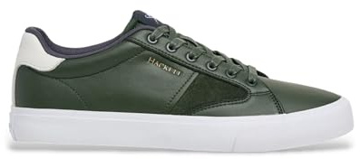Hackett London Blake Venture Grün Leder Turnschuhe
