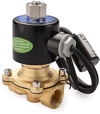 Heschen ottone elettrico elettrovalvola, 2W-160-15KJ, PT1/2'', AC220V, diretto azione acqua aria gas, normalmente aperta, valvola di ricambio