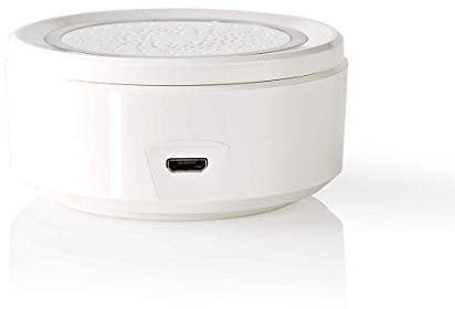 Smartlife Sirene - Wi-Fi - Netzstromversorgung - 8 Sounds - 85 dB - Android/IOS - Weiss