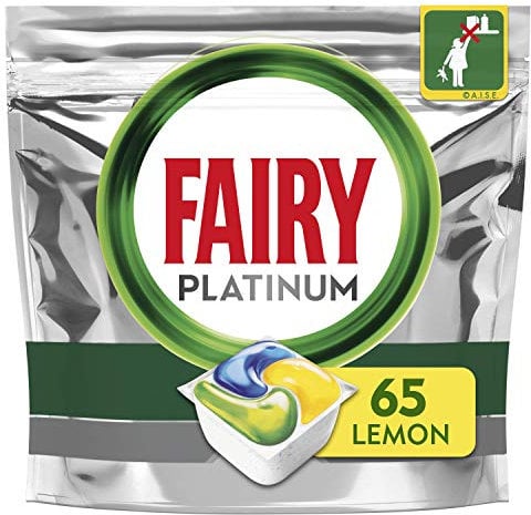 Fairy Platinum Dishwasher Tablets Lemon 65ct