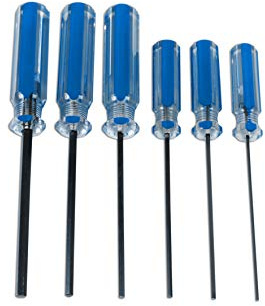 Laser 7582 Hex Screwdriver Set 1.5 - 5mm 6pc