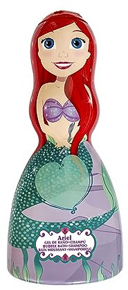 Disney Princess Figure 2-in-1 Ariel Bubblebath-Shampoo für Kinder, 250 ml