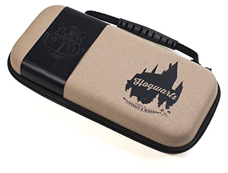 Numskull Official Harry Potter Hard Shell Travel Case for Nintendo Switch & OLED Model 2021 Console - Fits 10 Games and Switch Accessories