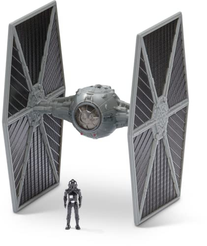 Star Wars Micro Galaxy Squadron Light Armor Class Tie Fighter – 7,6 cm Fahrzeug mit 2,5 cm Krawatte Pilot Mikro-Figur