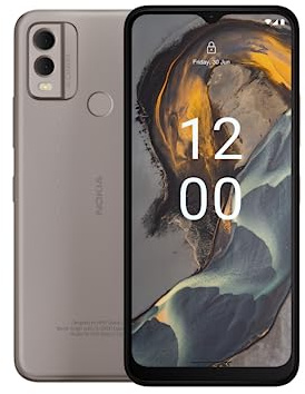 Nokia Smartphone C22 6,5 con display HD+, batteria a 3 giorni, chipset Octa-core, 2/64 GB, fotocamere 8 MP/13 MP, modalità notte e ritratto, classe di protezione IP52, vetro temperato con adattatore