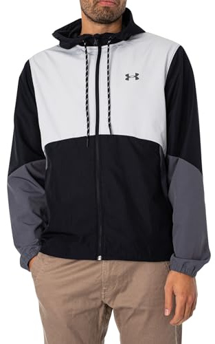 Under Armour Herren Legacy Windbreaker Jacke, Grau, Grau, XXL