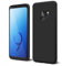 für Samsung Galaxy S9 Silikon Case mit Kameraschutz, Ultra Dünn Bunt Handyhülle Mädchen, Einfarbig Handy Hülle Slim Schutzhülle, Matt TPU Weich Gummi Glatt Silikonhülle Bumper, Schwarz