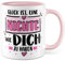 Tasse Nichte Geschenk, Glück ist, eine Nichte wie dich zu haben Geschenk von Tante Onkel Geschenkidee Kaffeetasse mit Spruch Kaffee-Becher Geburtstag (Nichte)