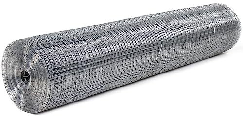 La zappa Maschendrahtzaun, geschweißt, quadratisch, 19 x 19 mm (25 m, Höhe 50 cm)