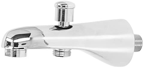Xcello Bec De Bain, Bec De Baignoire avec Inverseur, Demi-Cercle D'interface G1/2 par Galvanoplastie en Laiton pour Baignoire De Salle De Bain