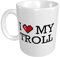Lustige Tassen „I Love My Troll“-Tasse, Kaffeetasse, Geschenke für Frauen, Geschenk für Mama