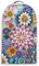 Psesaysky Funda para licuadora de flores de mandala, cubierta para máquina de café, cubierta pequeña para máquina de cocina con asa superior, protección contra el polvo para electrodomésticos de
