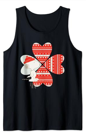 Rote Mütze, Motiv: Peanuts, Snoopy Tank Top