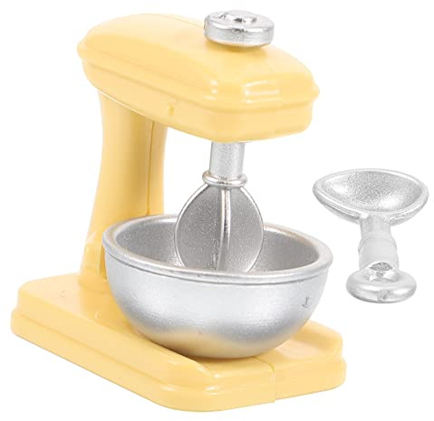 Gogogmee Modèle de Robot Cuisine Miniature en ABS pour Décor Miniature, Jouet Mixeur Cuisine Encouragent Le Jeu Imaginatif, pour Restaurants et Lieux Romantiques