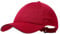 ZTL Damen-Baseballkappe mit hohem Pferdeschwanz, leistungsstarkes Netzgewebe, leicht, schnell trocknend, Renntag, Laufmütze mit reflektierendem Rand, Rot/Ausflug, einfarbig (Getaway Solids),