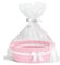 Gift Basket Empty, Woven Cotton Rope Basket with Gift Bags and Ribbons, Hamper Baskets for Gifts Empty With Handles, Cat Dog Toy Storage Basket for Baby Shower, Birthday,Wedding,Christmas (pink)