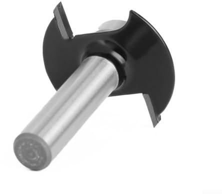 Deep Slot Cutter Router Bit T-Nut Router Bit 8mm Shank 2 Flutes HSS Grooving Biscuit Joint Slot Cutter