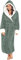 Sauna Bademantel Damen Personalisierter Lässig Stoff Morgenmantel Frotteebademantel Leichtfrottee Mikrofaser Große Größen Sauna Bathrobe Saunabademantel Einfarbig Modern Kuschelmantel Morgenmäntel